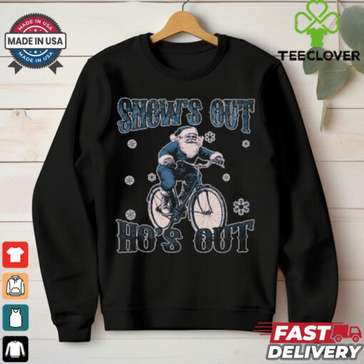 Snow_s Out Present_s Out Funny Christmas T Shirt