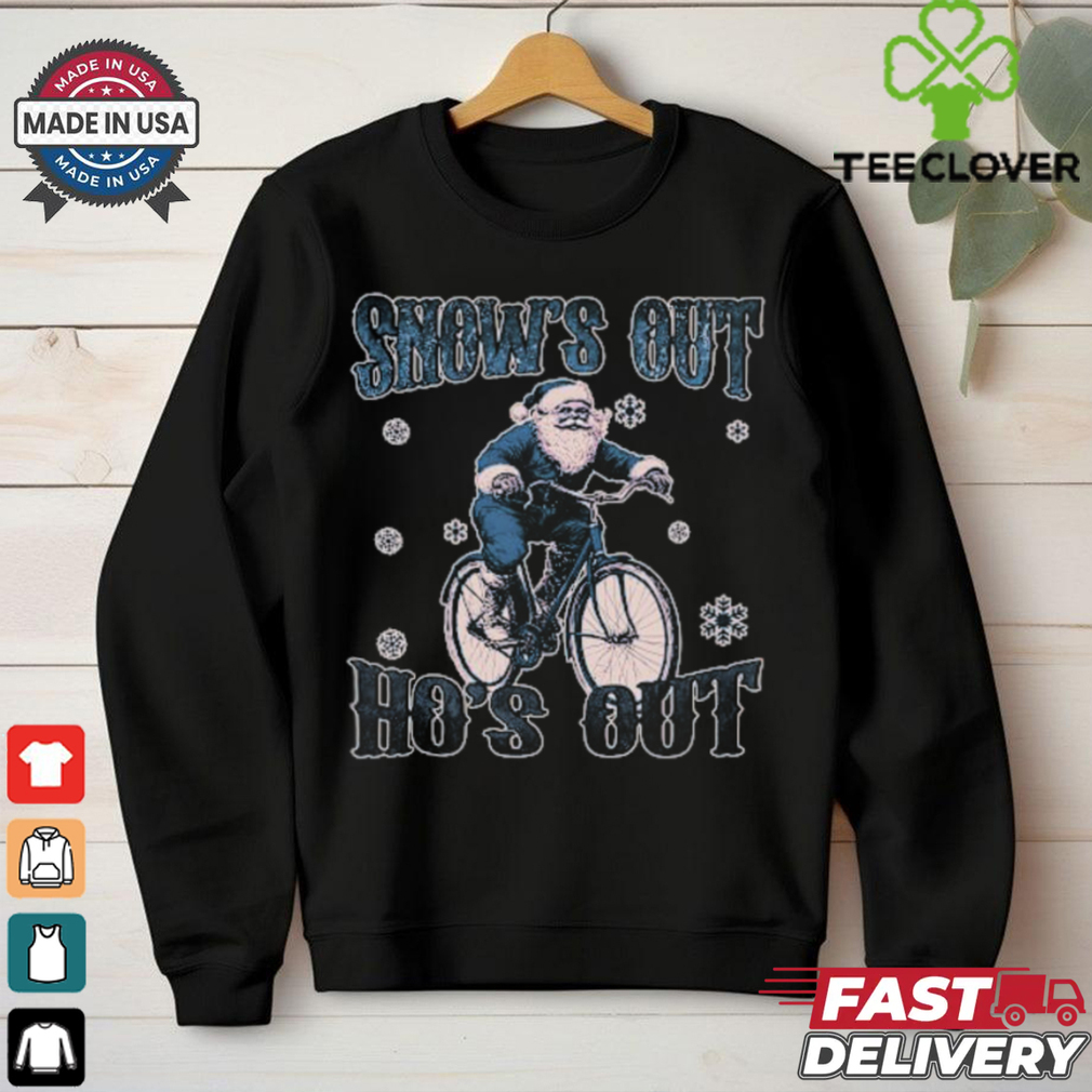 Snow_s Out Present_s Out Funny Christmas T Shirt Snow_s Out Present_s Out Funny Christmas T Shirt