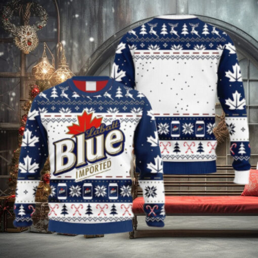 Snowflakes Labatt Blue Christmas Ugly Sweater