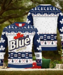 Snowflakes Labatt Blue Christmas Ugly Sweater