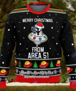 Snowflakes Merry Xmas From Area 51 Ugly Christmas Sweater