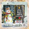 Snowman Christmas Personalized Tumbl