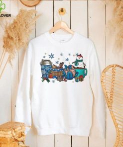 Snowman Coffee Snow Christmas shirt
