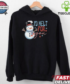 Snowman I’d melt for you Christmas shirt