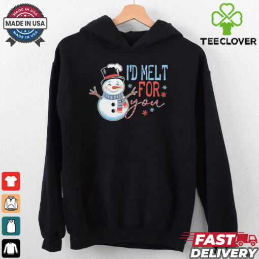 Snowman I’d melt for you Christmas shirt