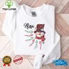 Snowman Nina Candy Cane Red Plaid Christmas Gifts T Shirt