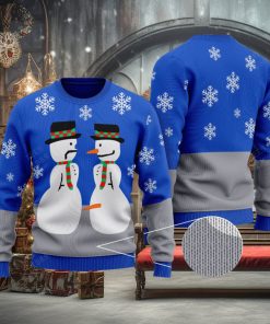 Snowman Nose Thief Ugly Christmas Sweater For Men And Women