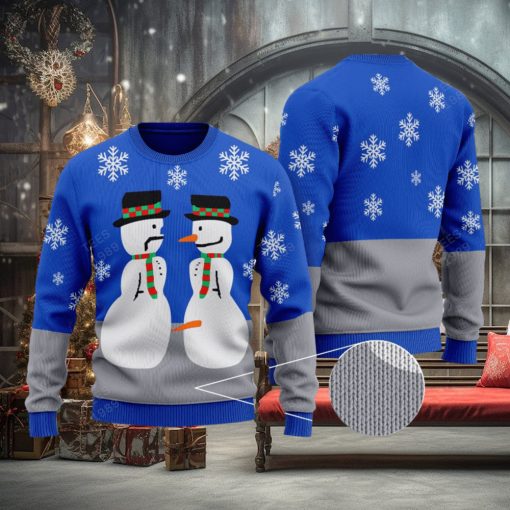 Snowman Nose Thief Ugly Christmas Sweater For Men And Women