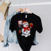 Snowman Playing Basketball Merry Christmas Light hoodie, sweater, longsleeve, shirt v-neck, t-shirt