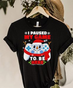 Snowman controllers Christmas santa hat gamer player xmas shirt