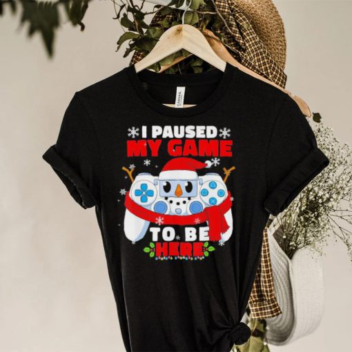 Snowman controllers Christmas santa hat gamer player xmas hoodie, sweater, longsleeve, shirt v-neck, t-shirt