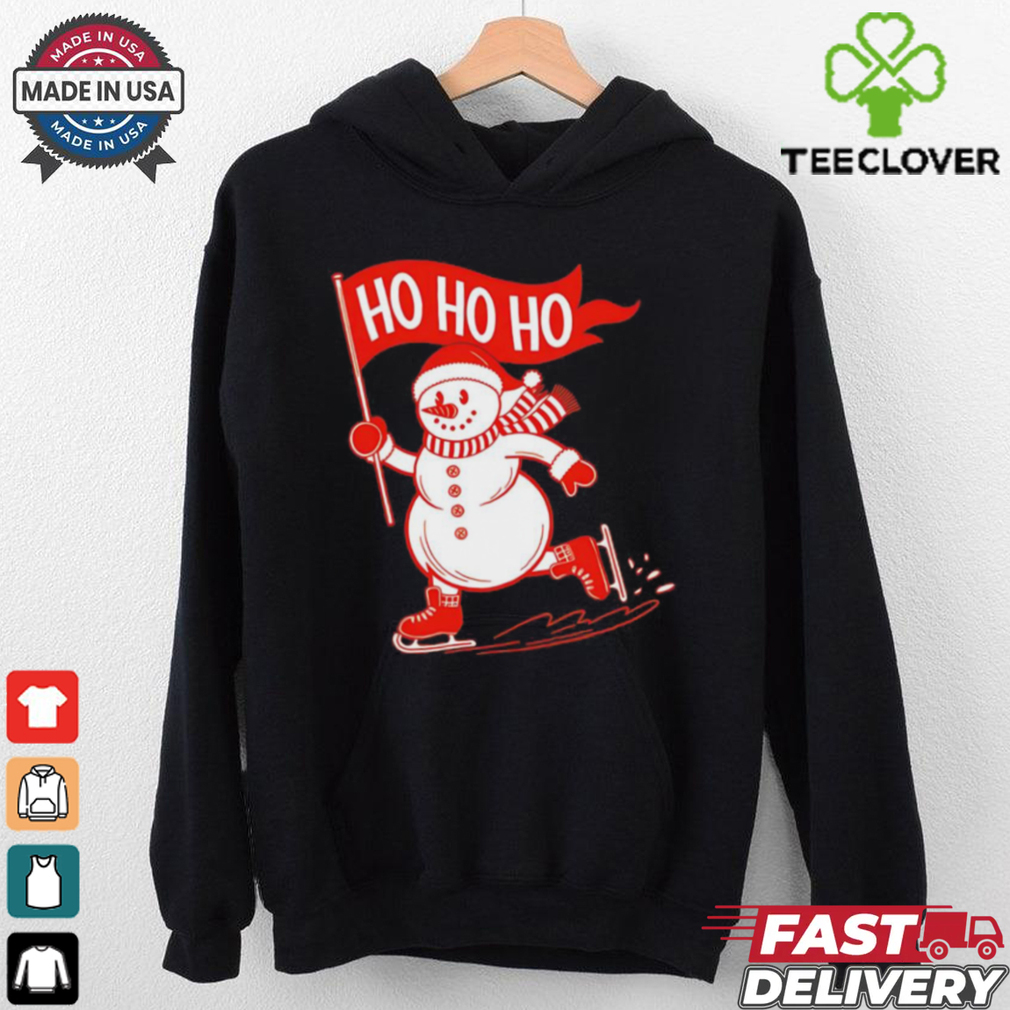 Snowman ice skating Christmas shirt Snowman ice skating Christmas shirt