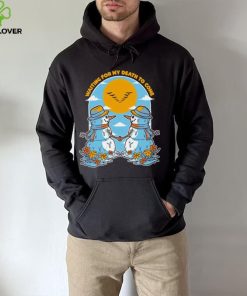 Snowman waiting for my death to come flowers shirt