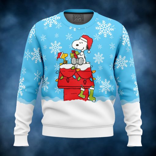 Snowy Christmas Snoopy Ugly Christmas Sweater