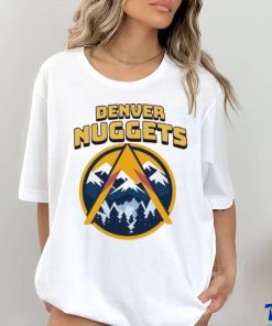 Snowy Mountain Peaks Denver Nuggets NBA Team shirt