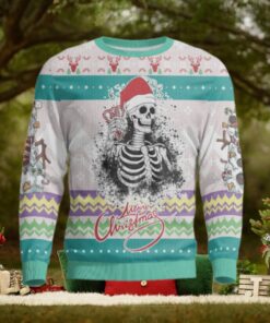 Snowy Skull Jolly Snowman Ugly Christmas Sweater