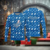 Snoopy On Doghouse Dodgers Ugly Christmas Sweater