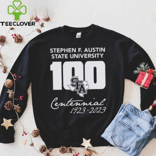 Stephen F. Austin Lumberjacks Centennial Stacked 1923 2023 Shirt