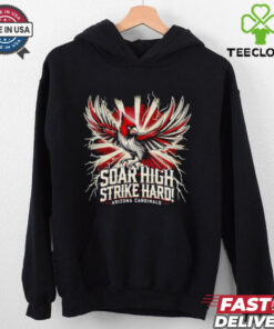 Soar High, Strike Hard Arizona Cardinals Shirt, featuring a bold design that embodies the team's power and determination.