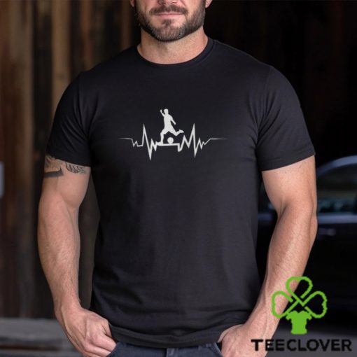 Soccer Heartbeat T Shirt Cool Gift For Football Lovers Funny Shirt Sport