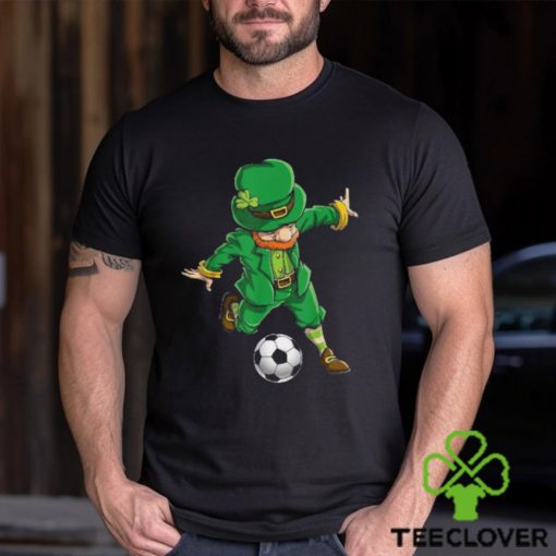 Soccer Leprechaun St Patricks Day Boys Girls Sports Shirt