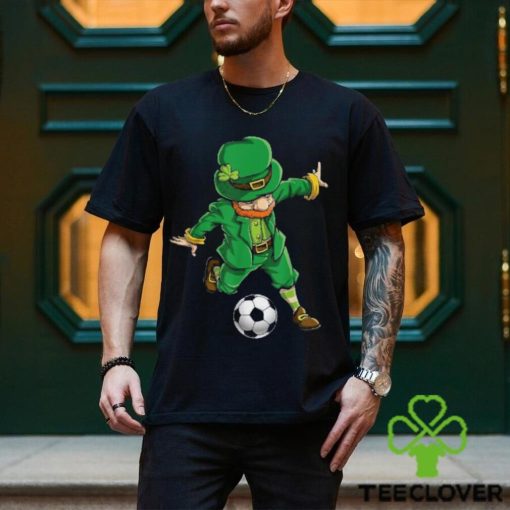 Soccer Leprechaun St Patricks Day Boys Girls Sports Shirt