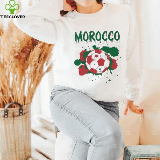 Soccer Proud Fan Graphic Morocco Shirt