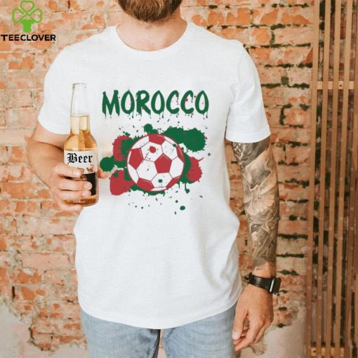 Soccer Proud Fan Graphic Morocco Shirt