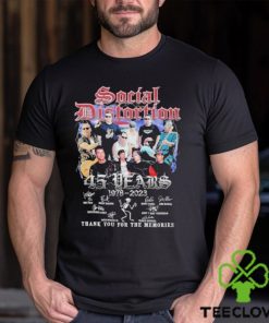 Social Distortion 45 Years 1978 2023 Thank You for the memories signatures hoodie, sweater, longsleeve, shirt v-neck, t-shirt