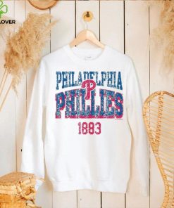 Soft As A Grape Women's Philadelphia Phillies White Wordmark Shirt