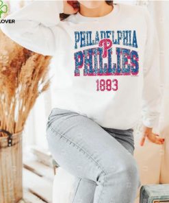 Soft As A Grape Women's Philadelphia Phillies White Wordmark Shirt