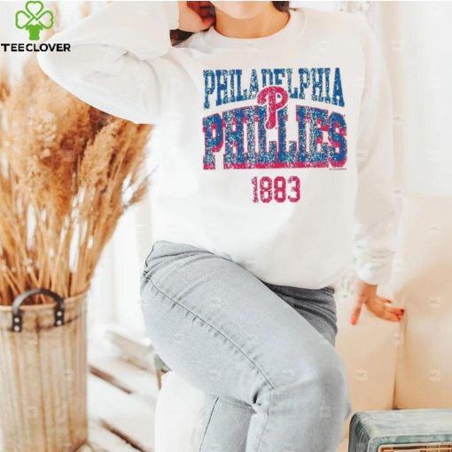 Soft As A Grape Women’s Philadelphia Phillies White Wordmark Shirt