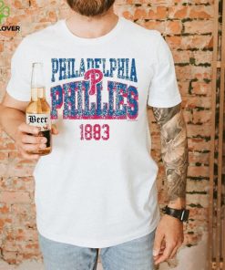 Soft As A Grape Women's Philadelphia Phillies White Wordmark Shirt