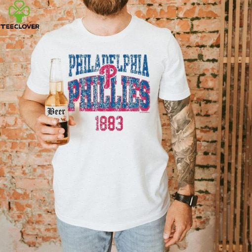 Soft As A Grape Women’s Philadelphia Phillies White Wordmark Shirt