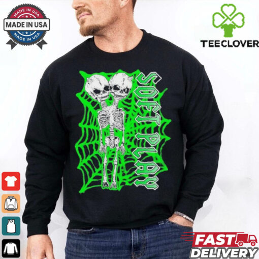 Soft Play Conjoined Twins Tour 2024 Skeleton T Shirt