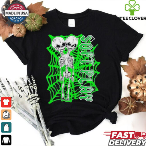 Soft Play Conjoined Twins Tour 2024 Skeleton T Shirt