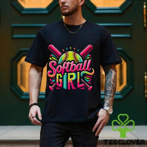 Softball Girl Softball Player Fan T Shirt