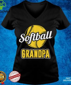 Softball Grandpa Grandfather Father_s Day T Shirt