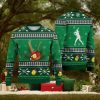 Softball Pattern Falling Snowflakes Sweater Trending For Men And Women Gift Holidays