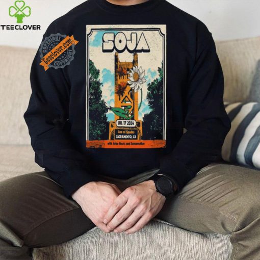 Soja The Ace Of Spades in Sacramento CA July 17 2024 Poster shirt
