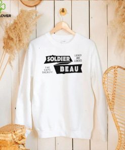 Soldier Beau the Supe Sheriff locked and loaded logo shirt