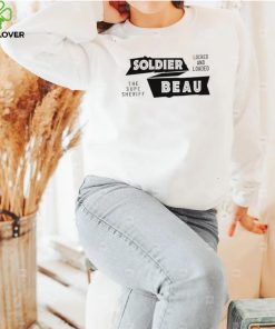 Soldier Beau the Supe Sheriff locked and loaded logo shirt 1 Soldier Beau the Supe Sheriff locked and loaded logo shirt