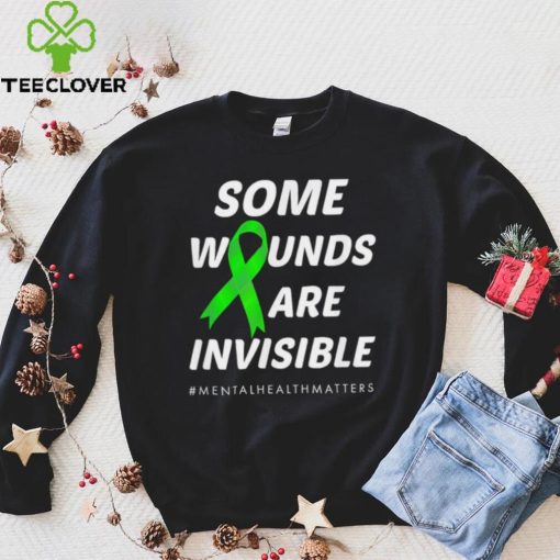 Some wounds are invisible mental health awareness hoodie, sweater, longsleeve, shirt v-neck, t-shirt