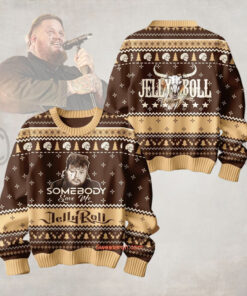 Somebody Save Me Jelly Roll Christmas Ugly Sweater