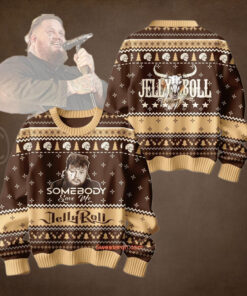 Somebody Save Me Jelly Roll Christmas Ugly Sweater