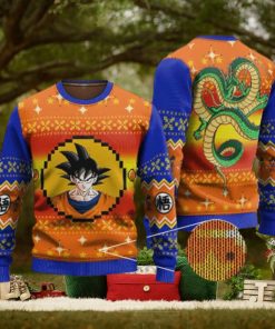 Son Goku & Shenron Art Cool Ugly Xmas Sweater