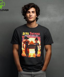 Son Goku and Vegeta Dragon Ball Z RIP Akira Toriyama 1955 2024 Shirt