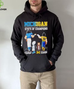 Son Goku and Vegeta Michigan State of Champions Detroit and Wolverines hoodie, sweater, longsleeve, shirt v-neck, t-shirt