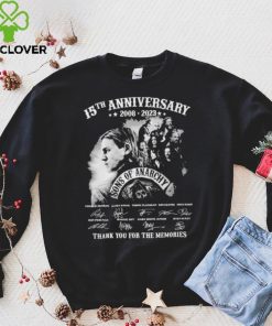 Son Of Anarchy 15th Anniversary 2008 – 2023 Thank You For The Memories Signatures Shirt