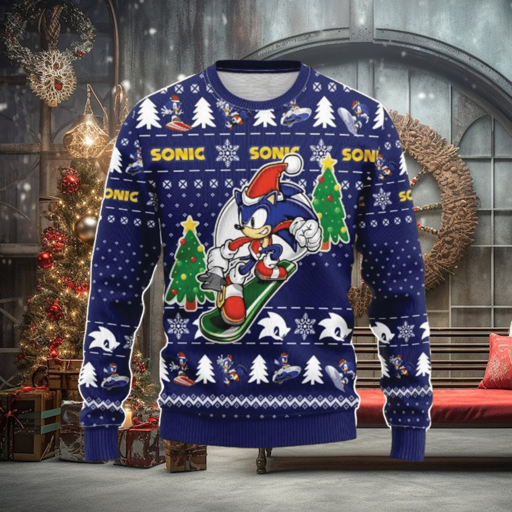 Sonic Characters Ugly Xmas Christmas Sweater Christmas Gift, hoodie ...